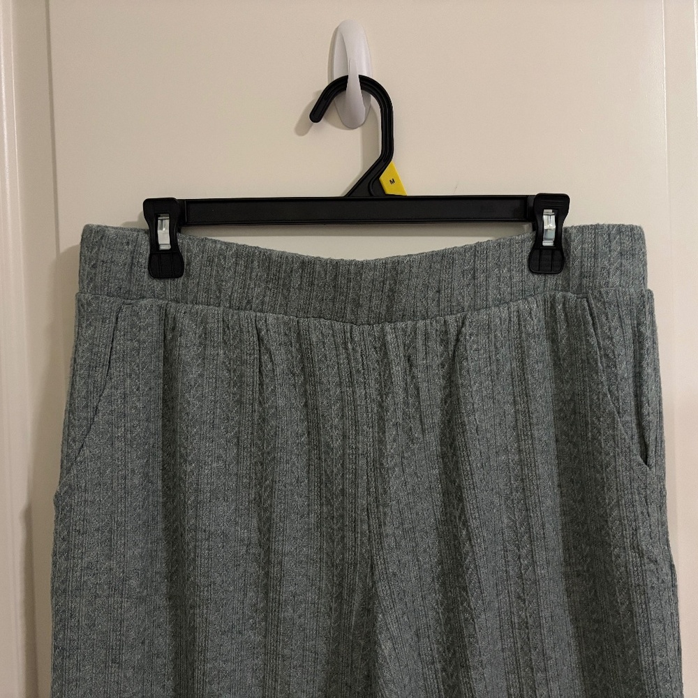 AnyBody Knit Wide Leg Pants - Picture 2 of 7